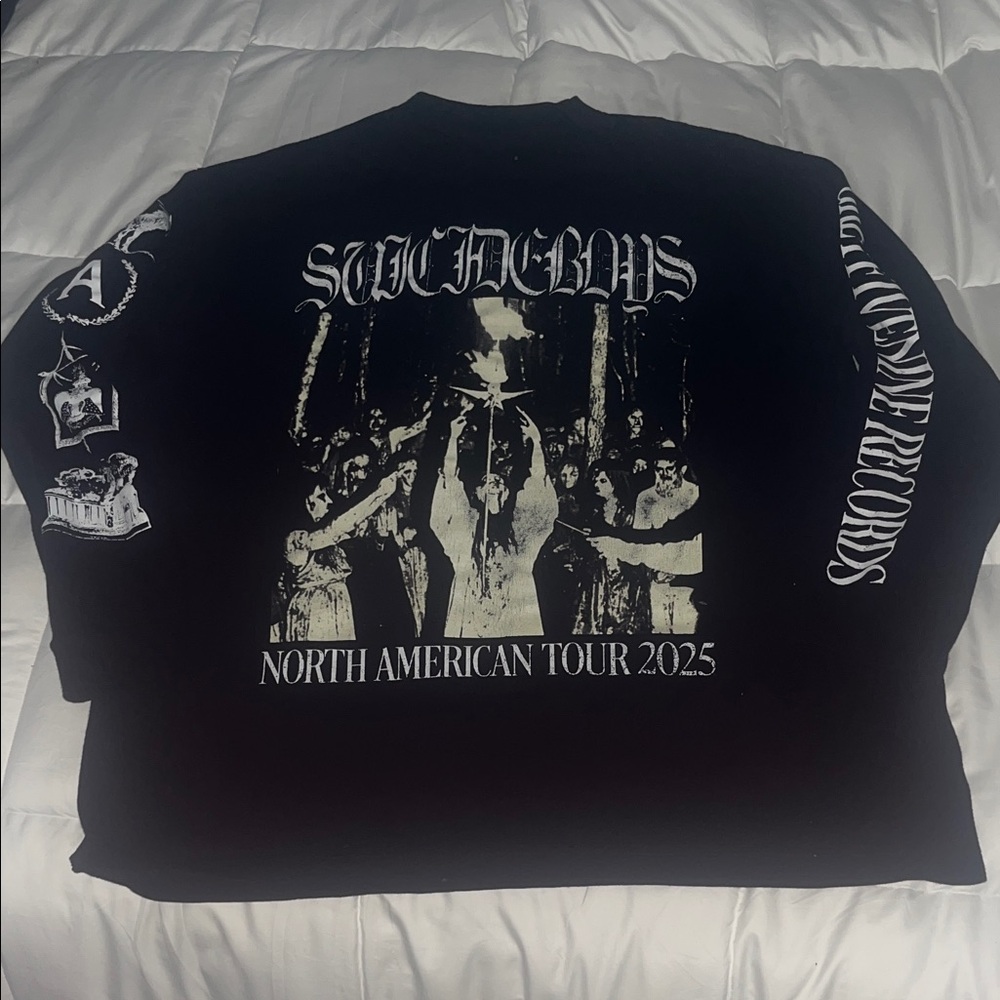 $uicide Boy$ NorthAmericanTour2025 Black Graphic Long Sleeve ORIGINAL/AUTHENTIC.